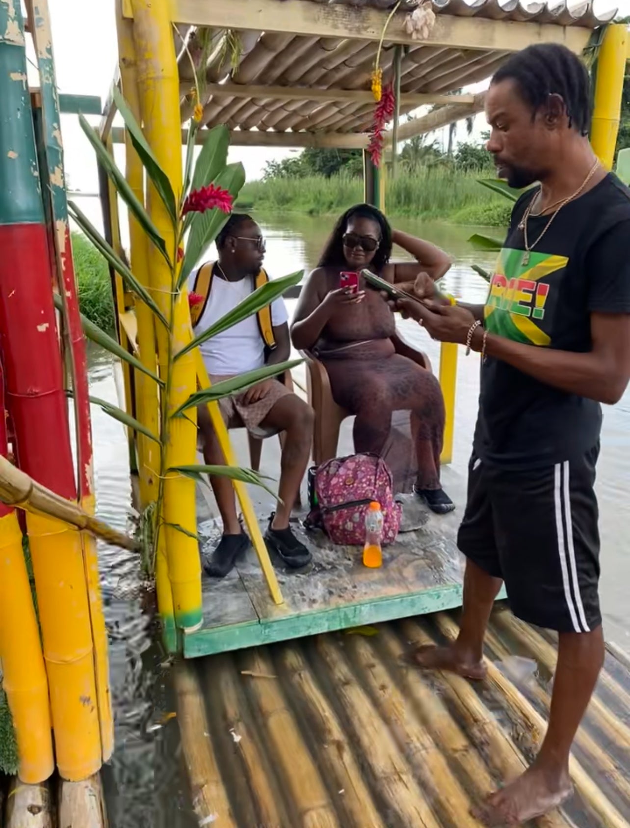 3-in-1 Bamboo Rafting + Limestone Foot Massage + Weed Farm 🍃 + Rick’s Café Experience. (Transportation MUST
be purchased if this is for a solo traveler as this is a multi-location excursion)..Free
Transportation provided ONLY
for groups of two or more.)