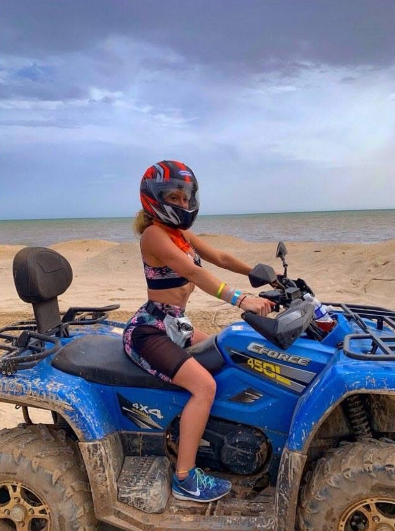 4-in-1 TOUR - ATV + ZIPLINING + HORSEBACK RIDING + CLEAR KAYAK DRONE PHOTOSHOOT.. (Transportation MUST be booked for this activity if its for only 1 person as this is a multi-location excursion) Free Transportation ONLY for groups of 3+ People.)