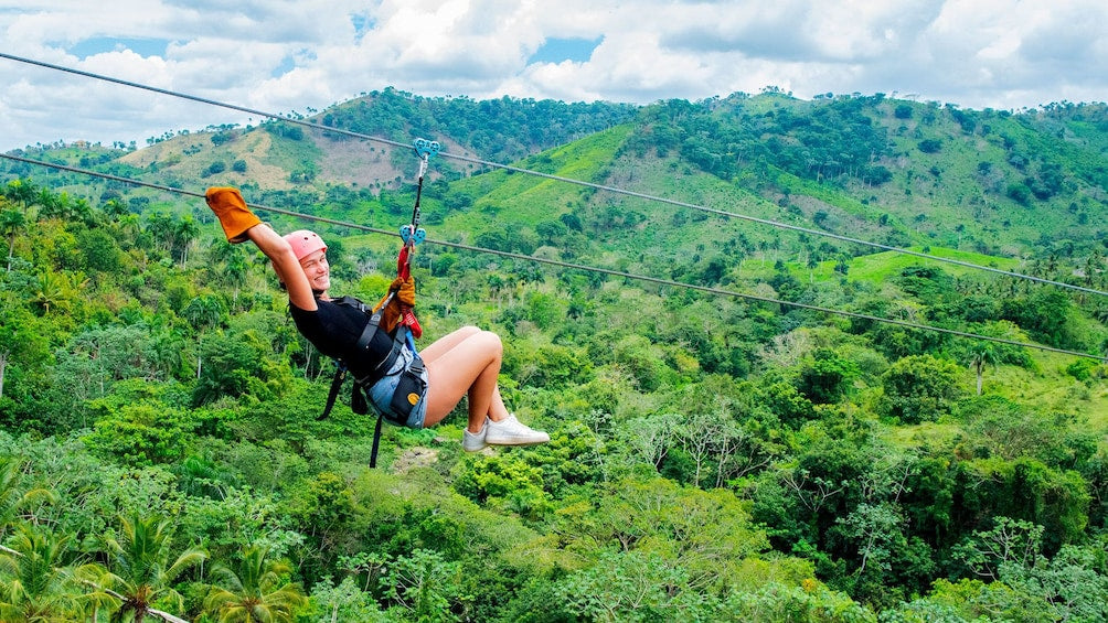 4-in-1 TOUR - ATV + ZIPLINING + HORSEBACK RIDING + CLEAR KAYAK DRONE PHOTOSHOOT.. (Transportation MUST be booked for this activity if its for only 1 person as this is a multi-location excursion) Free Transportation ONLY for groups of 3+ People.)