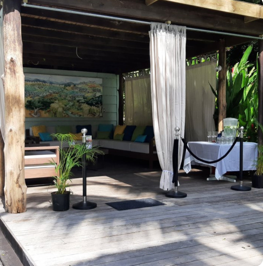 Vip Poolside Cabana With Butler service for groups at your River Rafting And Adventure Falls Experience (VIP CABANA ONLY)