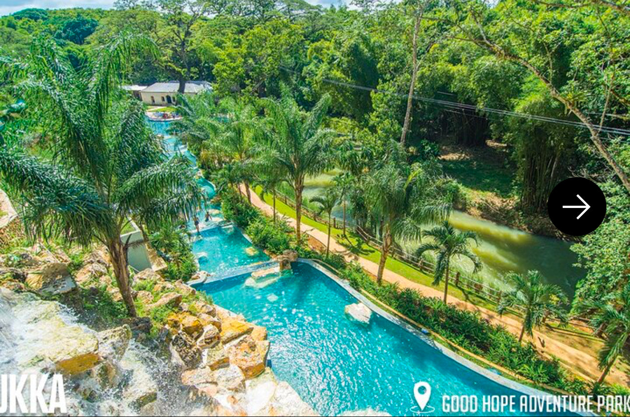 Vip Poolside Cabana With Butler service for groups at your River Rafting And Adventure Falls Experience (VIP CABANA ONLY)