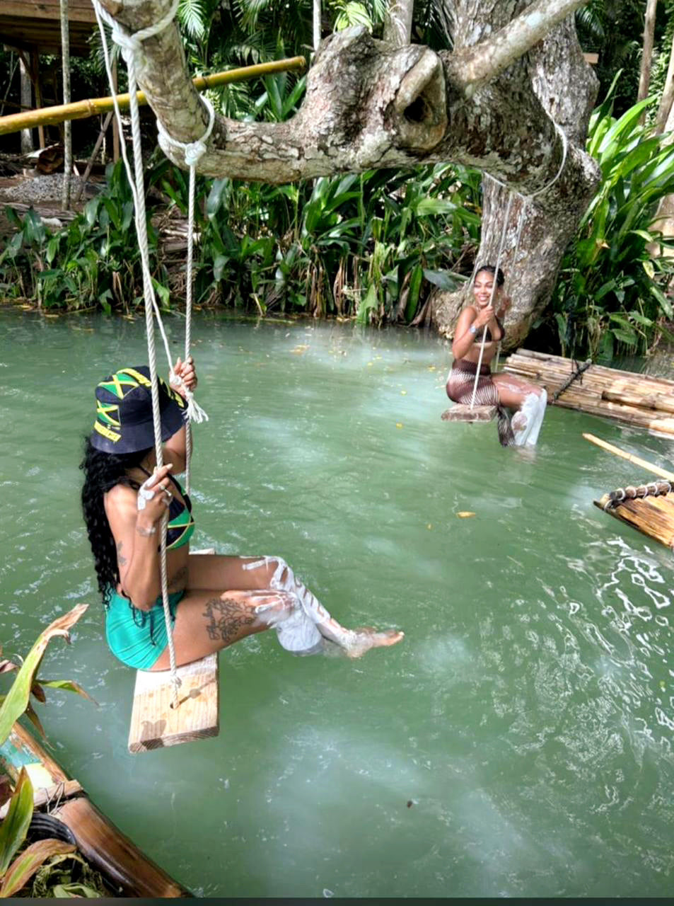 3-in-1 Bamboo Rafting + Limestone Foot Massage + Weed Farm 🍃 + Rick’s Café Experience. (Transportation MUST
be purchased if this is for a solo traveler as this is a multi-location excursion)..Free
Transportation provided ONLY
for groups of two or more.)