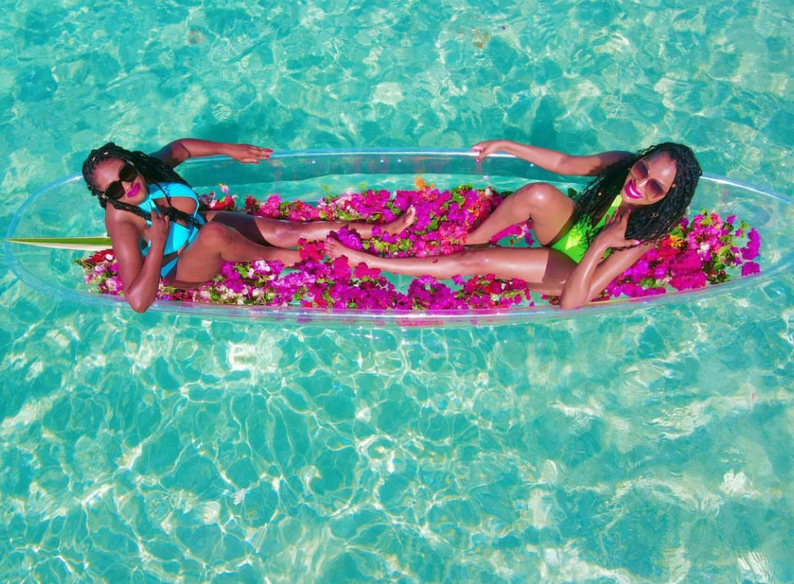 CUSTOM LUXURY FLOWERBED DRONE PHOTOSHOOT